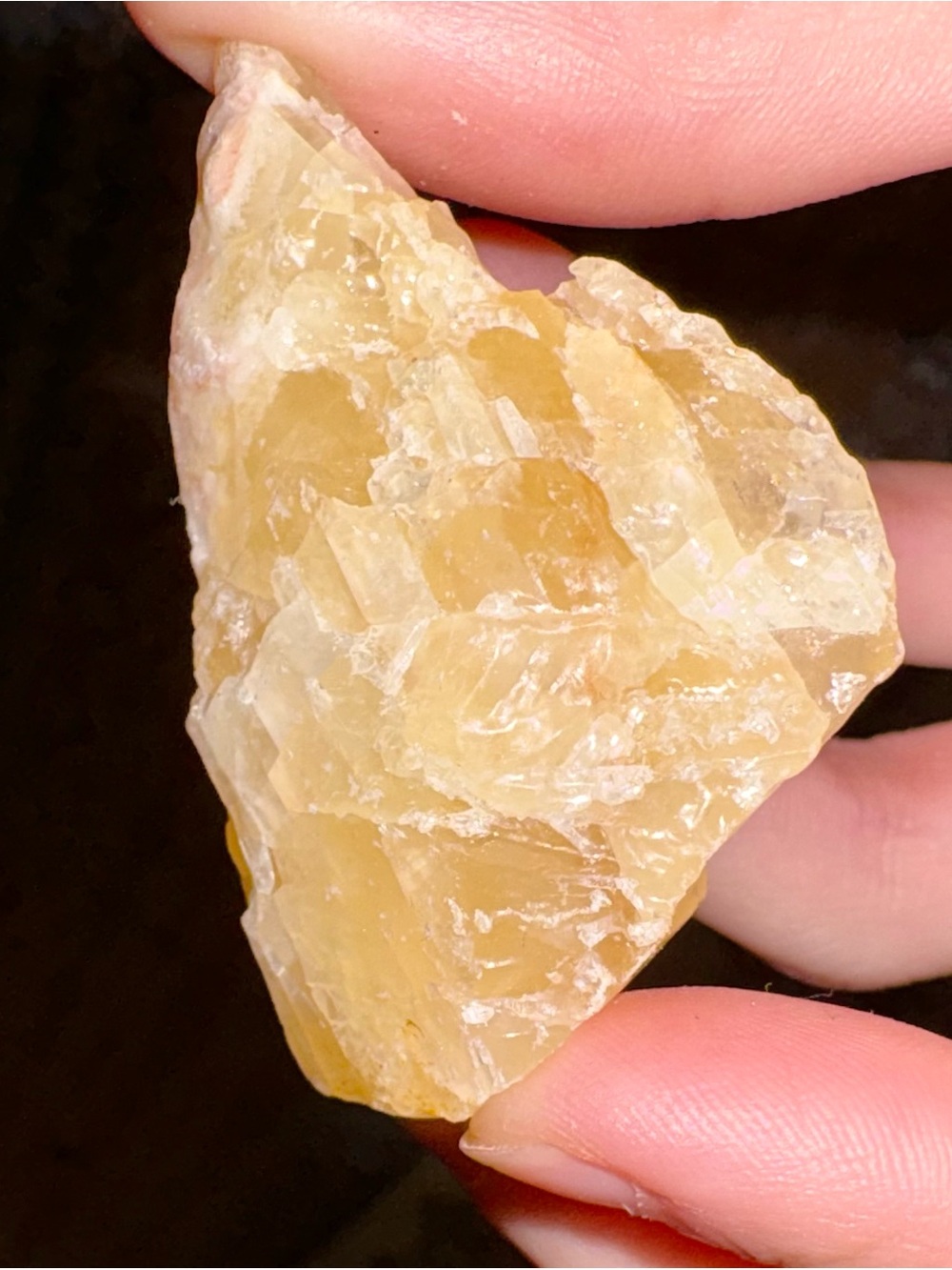 Golden Yellow Raw Crystal Chunk